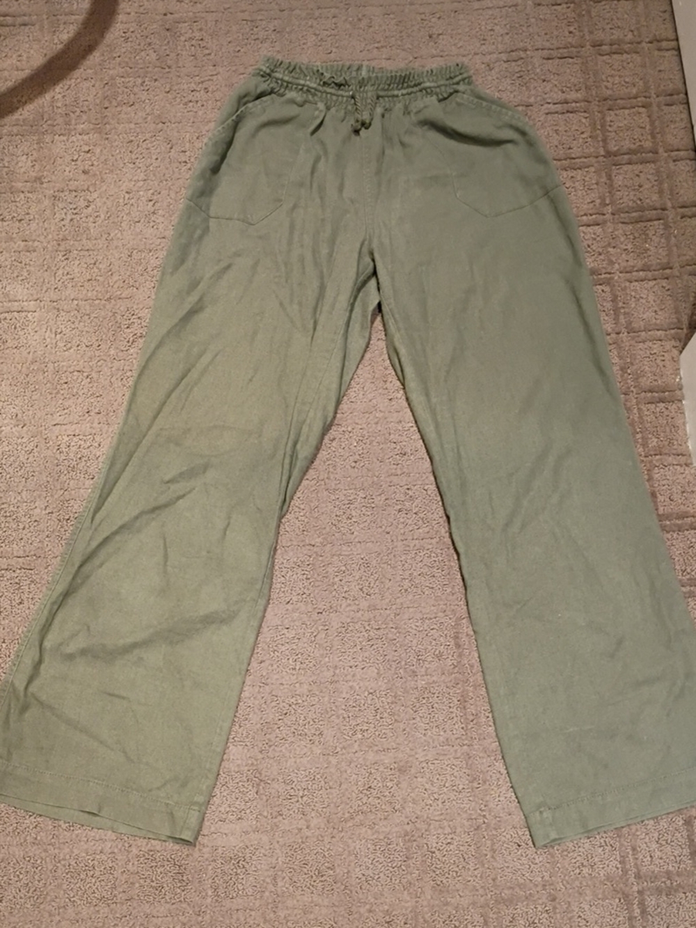 Ci Sono Olive Green Drawstring Sweatpants